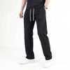 Black Plain Interlock Trouser