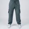 Slate Grey Interlock Cargo Trouser