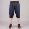 Navy Blue 3 Quarter Shorts