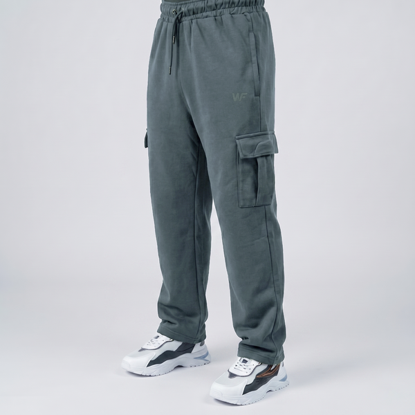 Slate Grey Interlock Cargo Trouser