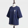 Navy Blue Flower T-Shirt