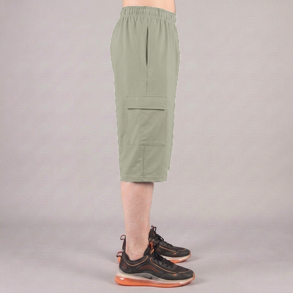 Dark Grey 3 Quarter Shorts