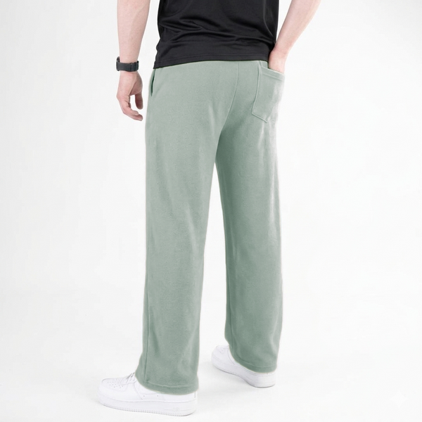 Mint Green Plain Interlock Trouser