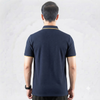Dark Blue V-Neck Polo