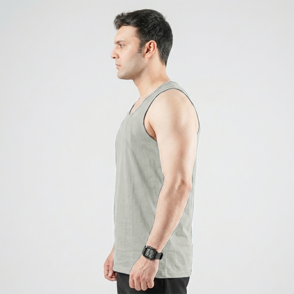 Silver Grey Cotton Sando