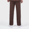 Brown and White Side Panel Trouser