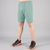 Mint Green Cotton Terry Shorts
