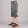 Slate Grey 3 Quarter Shorts