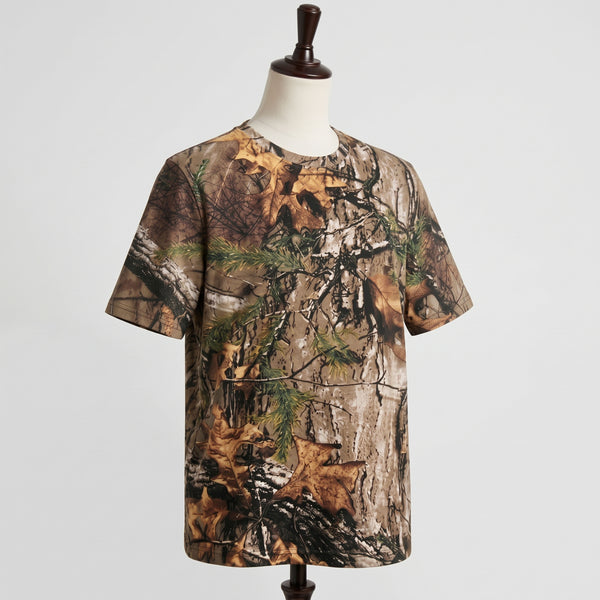 Lycra Cotton Forest Camo Tshirt