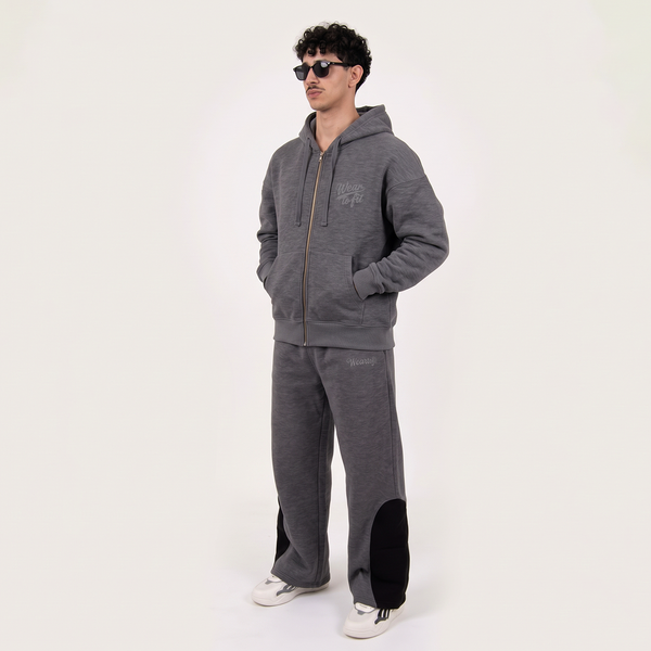 Special Edition Charcoal Grey Baggy Tracksuit