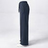 Premium Navy Blue Loose Fit Cotton Interlock Trouser