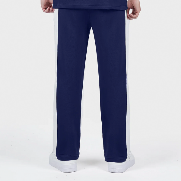 Blue and White Side Panel Trouser