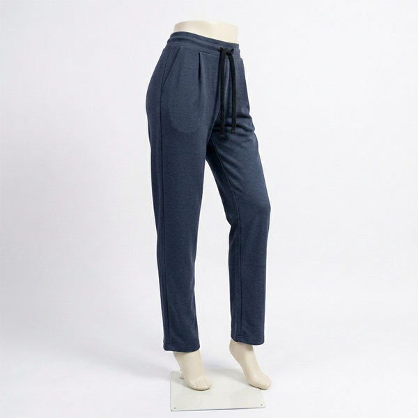 Navy Plain Interlock Trouser