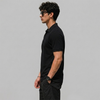 Black V-Neck Polo