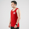 Crimson Red Cotton Sando