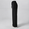 Premium Jet Black Loose Fit Cotton Interlock Trouser