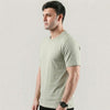 Steal Grey Lycra Cotton Tshirt