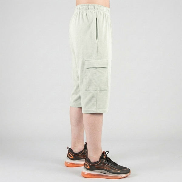 Silver Grey 3 Quarter Shorts