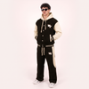 Black & Cream Baseball Tracksuit