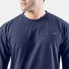 Warrior Navy Blue Drop Shoulder