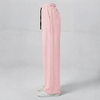 Premium Blush Pink Loose Fit Cotton Interlock Trouser