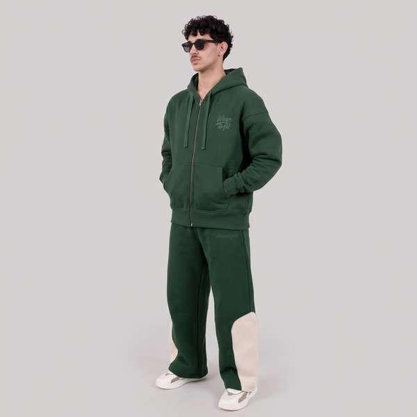 Special Edition Dark green Baggy Tracksuit