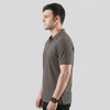 Khaki Zip-up Polo