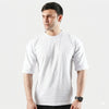 Warrior White Drop Shoulder