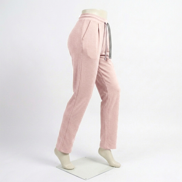 Pink Plain Interlock Trouser