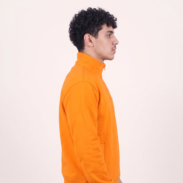 Unisex Juicy Orange Quarter Zipper