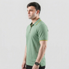 Sea Green Zip-up Polo