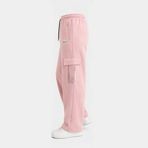 Pure cotton Dusty Pink Cargo Trousers