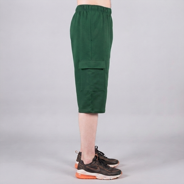 Forest Green 3 Quarter Shorts