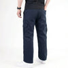Premium Men's Cargo Jeans – Navy Blue