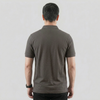 Khaki Zip-up Polo