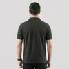 Black V-Neck Polo