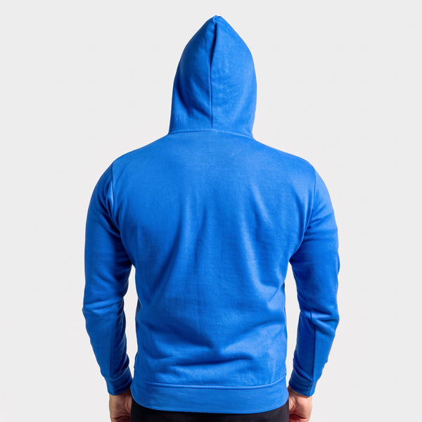 Unisex Round Neck Royal Blue Hoodie