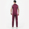 Maroon and Silver Tracksuit