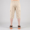 Sand Beige 3 Quarter Shorts