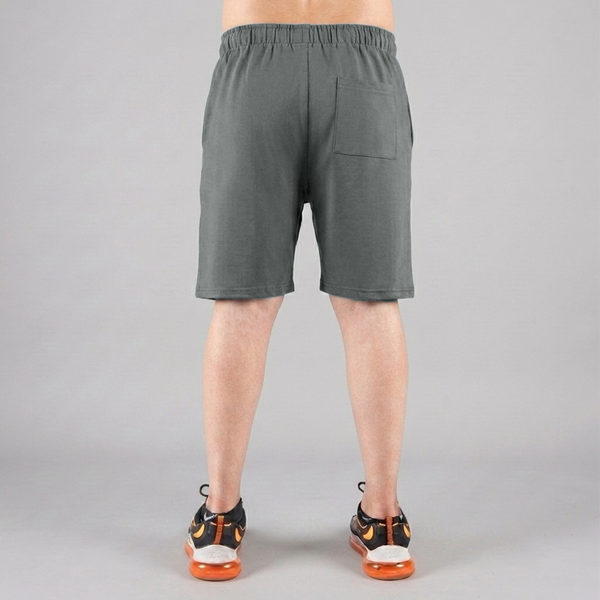 Slate Grey Cotton Terry Shorts