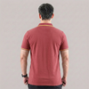 Rust Red V-Neck Polo