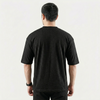 Black Cotton Interlock Tshirt