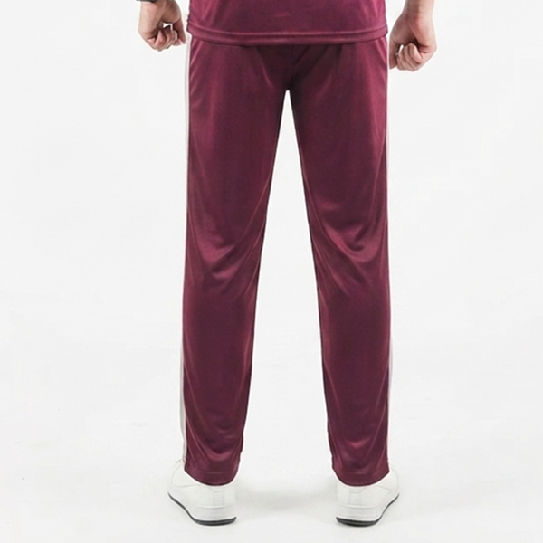 Maroon with Silver Panel Bottoms