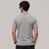 Grey V-Neck Polo
