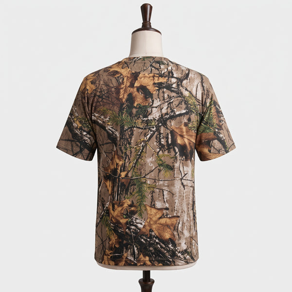 Lycra Cotton Forest Camo Tshirt