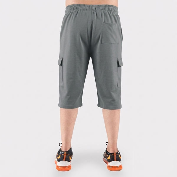 Slate Grey 3 Quarter Shorts