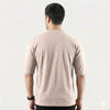 Sand Interlock Cotton Tshirt