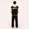 Black & Cream Baseball Tracksuit