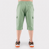 Mint Green 3 Quarter Shorts
