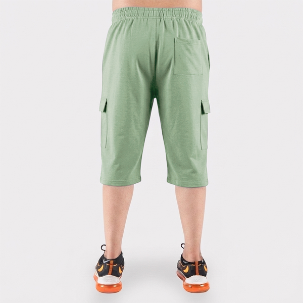 Mint Green 3 Quarter Shorts